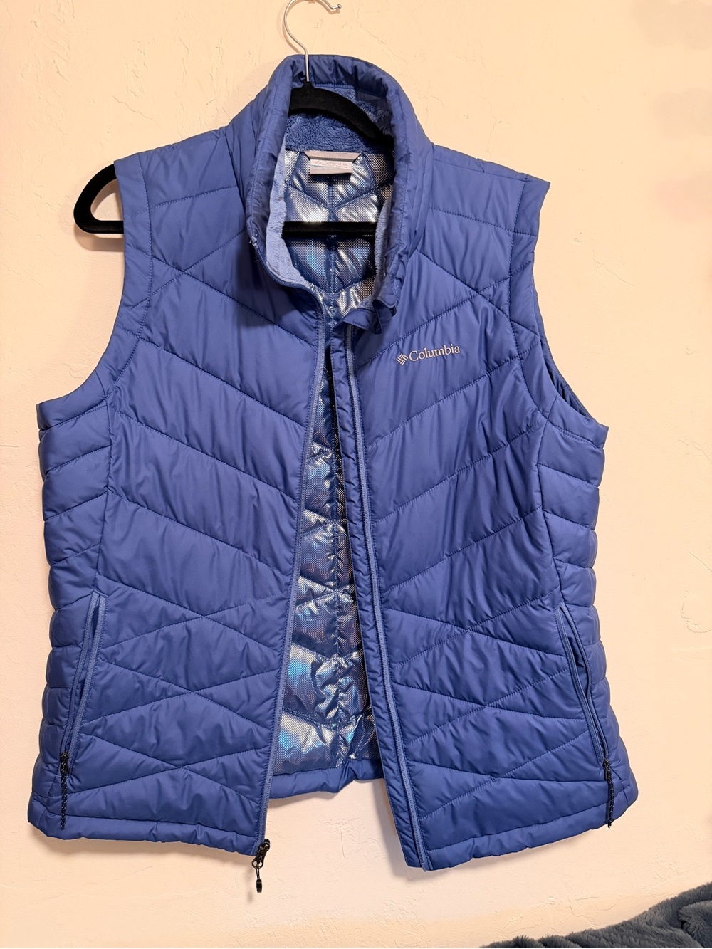 Columbia Women's Blue Quilted Insulated Vest